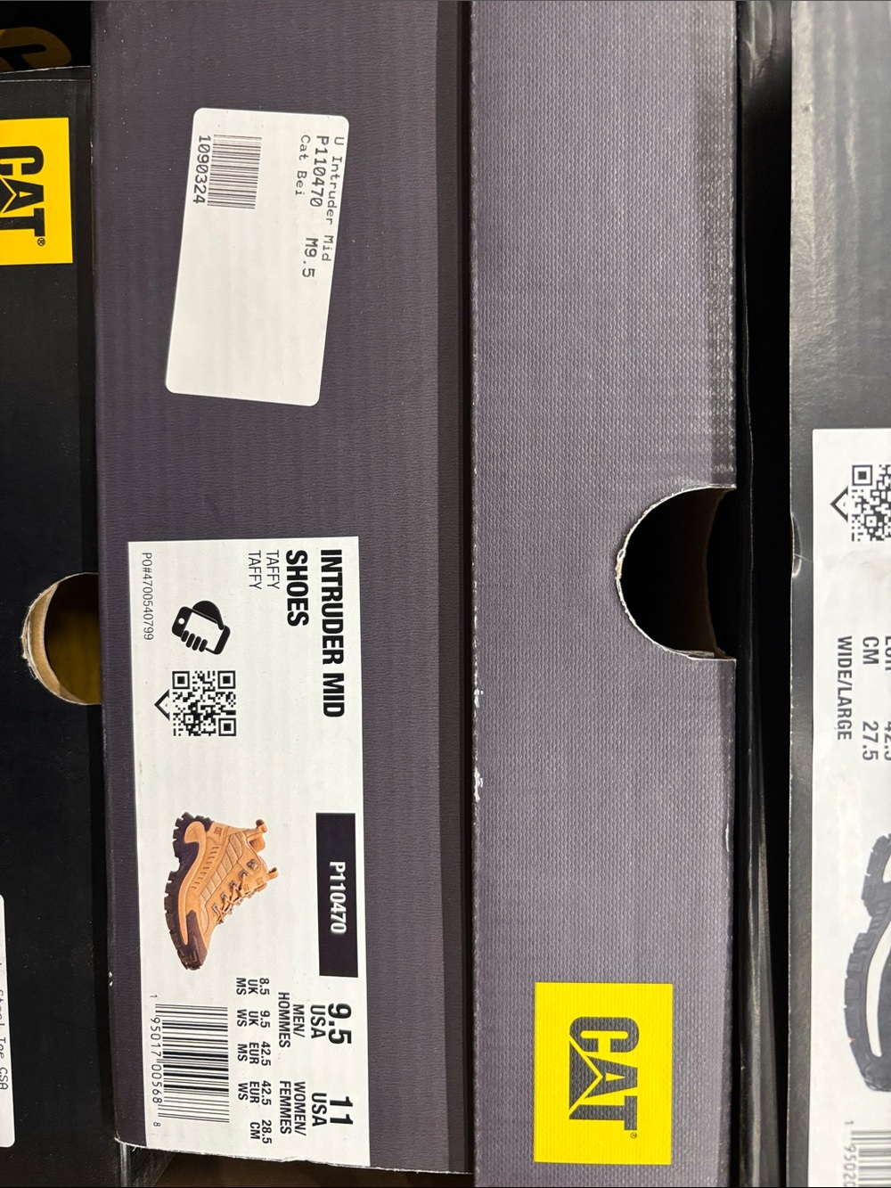 Caterpillar Intruder Mid Tan Brown Work Boots